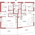 Residenz - Windbrecher - Terrasse - Sauna - Parkplatz